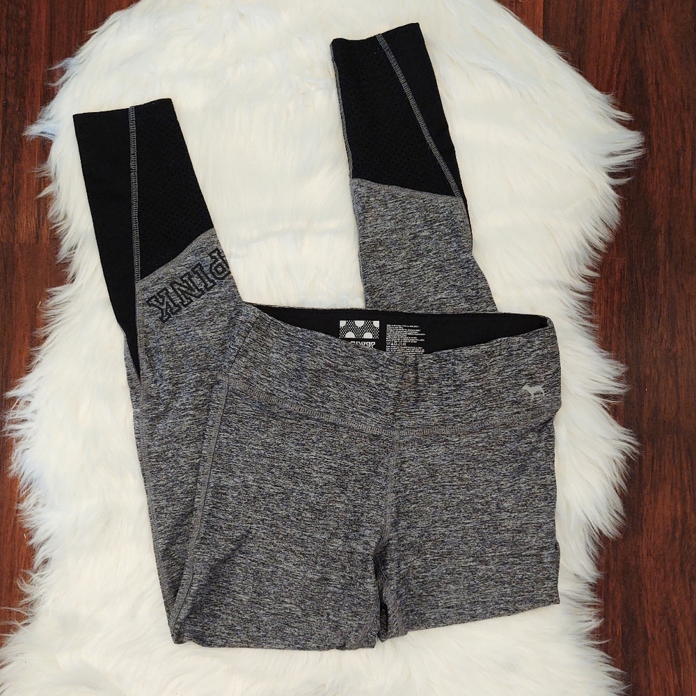 PINK Victoria's Secret Ultimate High Rise Leggings Gray and Black